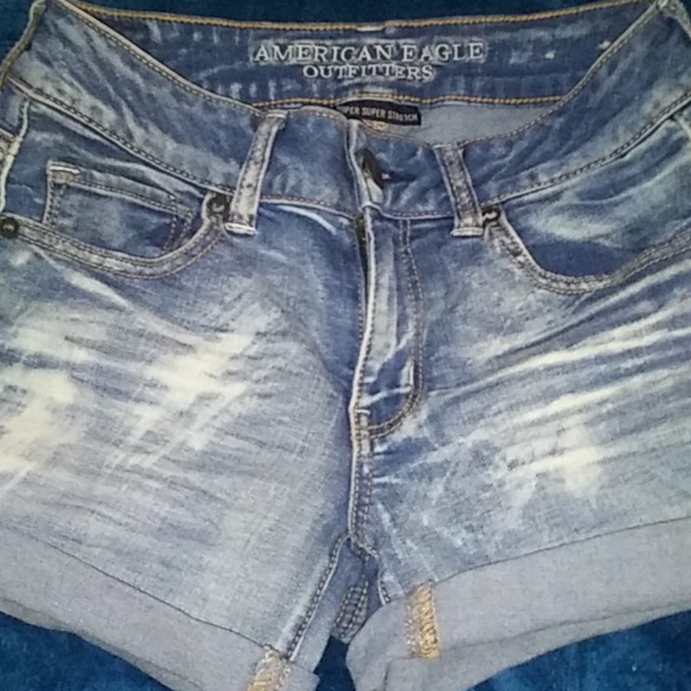 American Eagle Midi-Rise Shorts